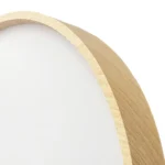 KIARA, Plafón led, color haya, disponible en 40/60W, detalle