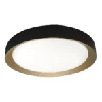 LUCY, Plafón led 60W, color negro/oro