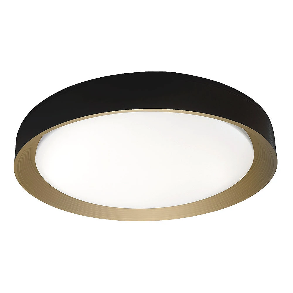 LUCY, Plafón led 60W, color negro/oro