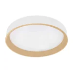 MORGAN, Plafón led color blanco-haya