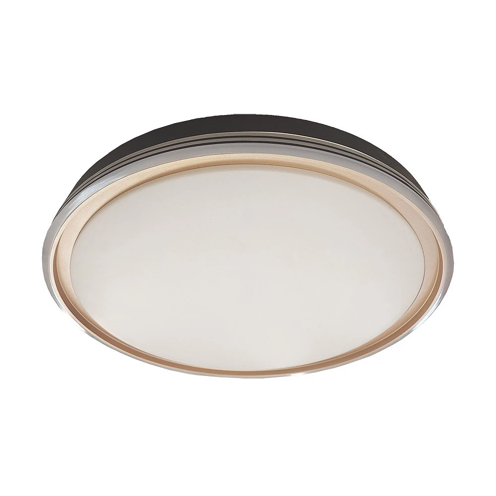 PICOLA, Plafón led de 60W, color negro/oro