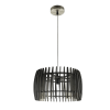 Colgante de madera, color café, POPLAR
