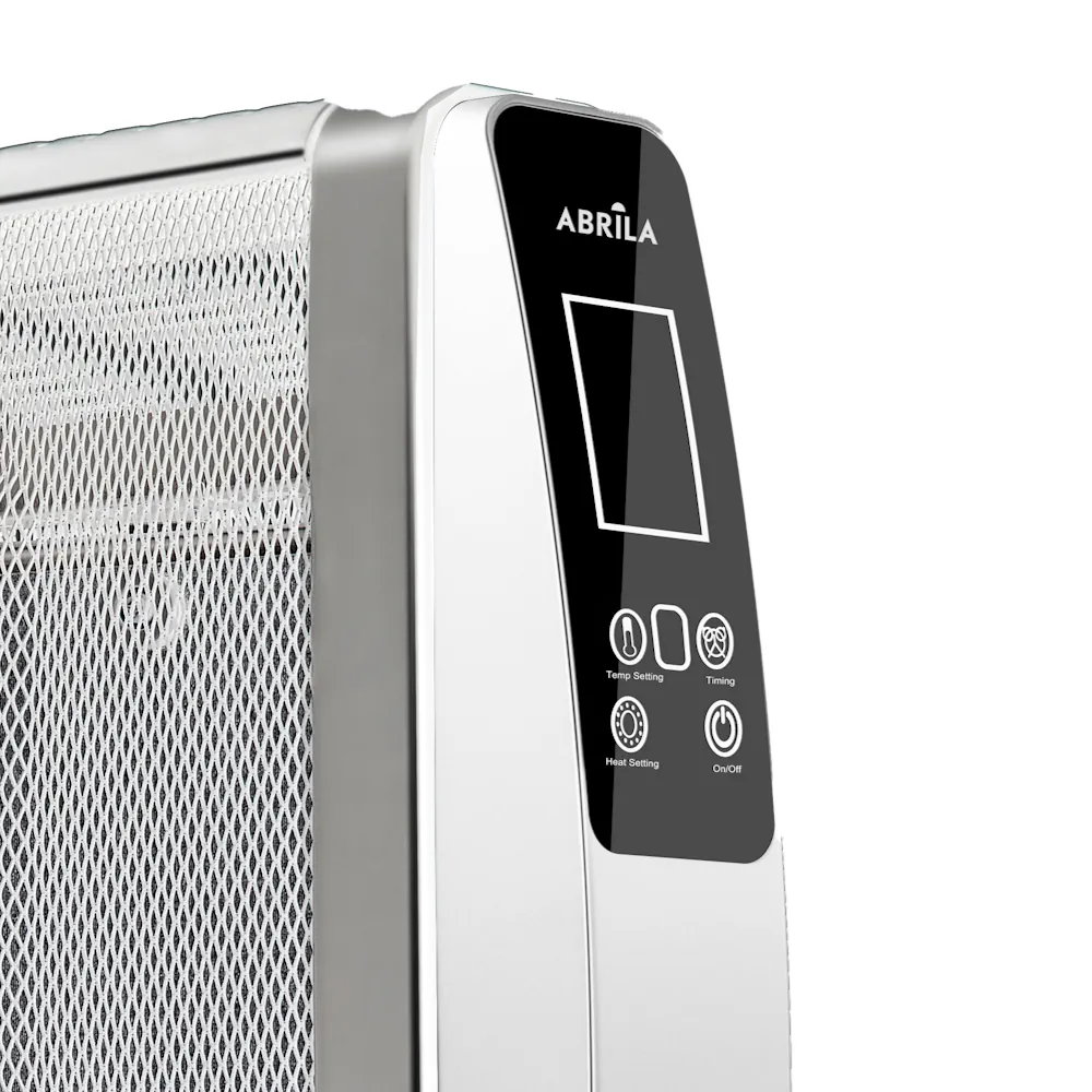 ABRIGO, Radiador de mica, display