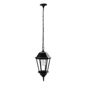 REGULUS, colgante exterior aluminio, color negro