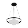 RODANO, Lámpara colgante estilo moderno, 104W, color negro