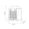 SIMEON, Calefactor industrial 3000W