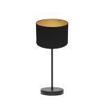 ANUSKA, Lámpara de sobremesa color Negro/Oro , diámetro 16 cm