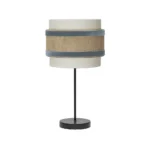 CORNALINA, Lámpara de sobremesa pequeña color Beige/Azul