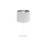 TUNEZ, Lámpara sobremesa baja, color Blanco/Estampado