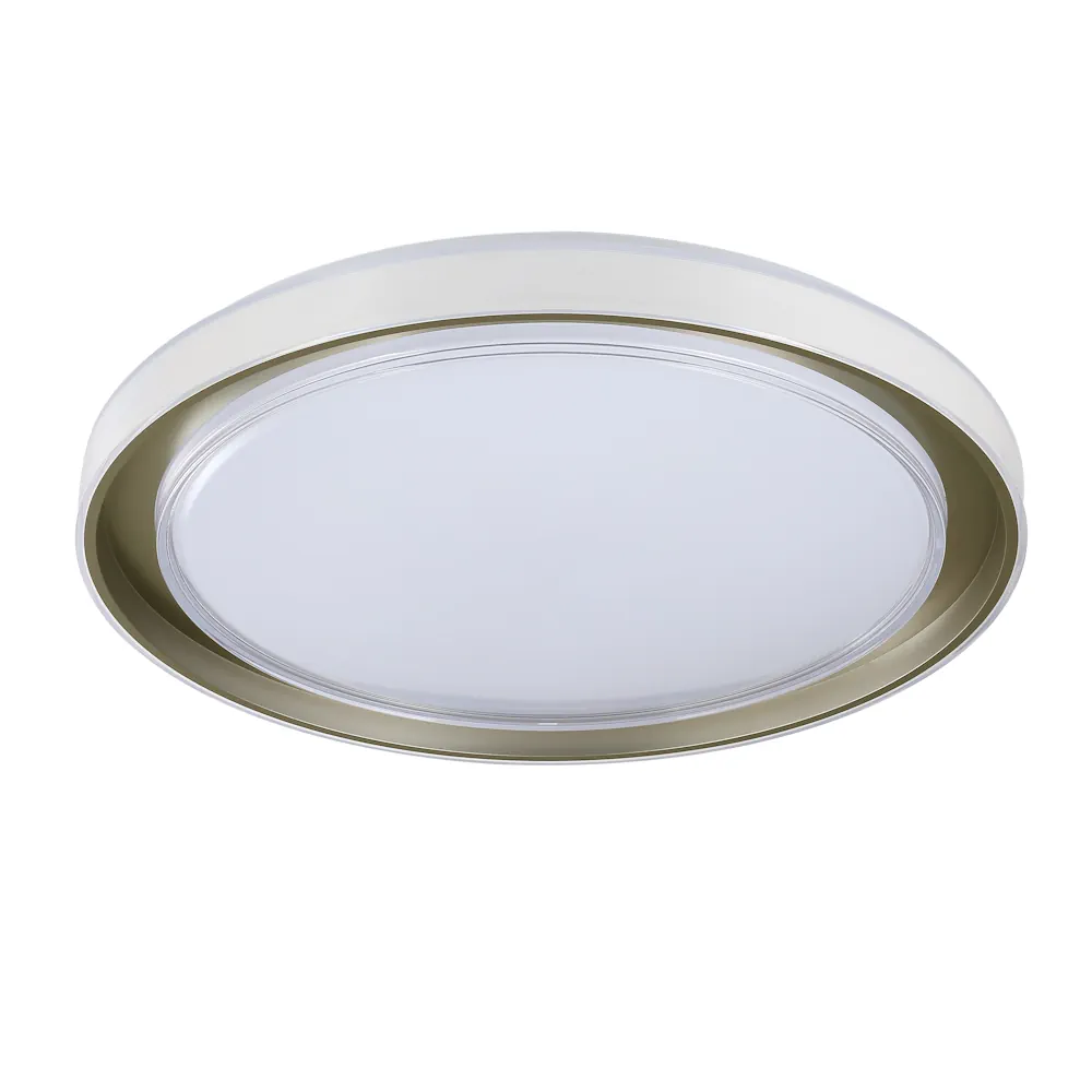 TENGRI, Plafón led 144W, blanco/plata, diámetro 50 cm