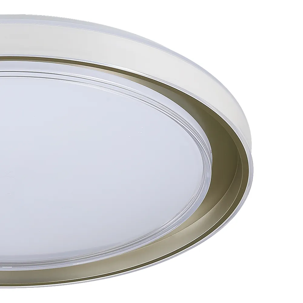 TENGRI, Plafón led, blanco/plata, detalle