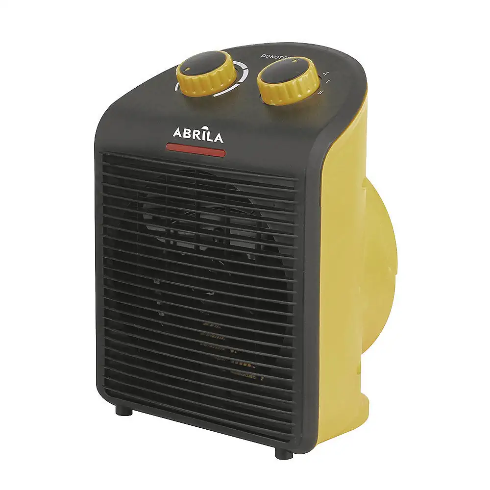 CROACIA, Calefactor de aire, vertical, 2000W, color negro/amarillo
