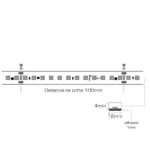 LOTUS, Tira led directa a 220V, medidas y corte