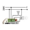 MULTI DIMMER 250, Regulador universal a pulsadores, para led regulables, esquema