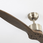 LESTE, ventilador de techo, aspas de madera, detalle