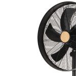 FALCON, ventilador de pie con mando, color negro/haya