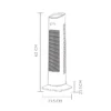 VERTICAL, Termoventilador cerámico
