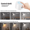 Aplique, foco LED portatil, recargable USB, características