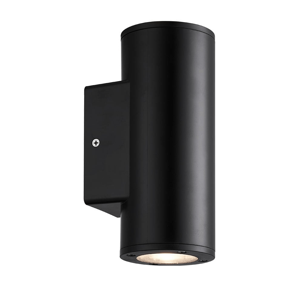 YOPOL, aplique exterior bañador de luz pared, color negro